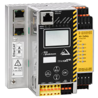 Bihl+Wiedemann AS-i 3.0 EtherCAT Gateway with integrated Safety Monitor, 2 AS-i masters