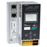 Bihl+Wiedemann 24 Volt AS-i 3.0 PROFINET Gateway in Stainless Steel, 1 master