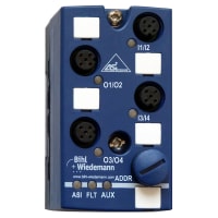 Bihl+Wiedemann AS-i Digital I/O Module, IP67, M12, 4I/4O