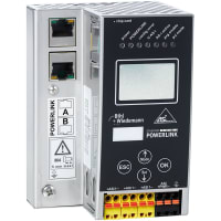 Bihl+Wiedemann 24 Volt AS-i 3.0 POWERLINK Gateway in Stainless Steel, 1 master