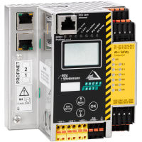 Bihl+Wiedemann AS-i 3.0 PROFIsafe via PROFINET Gateway with integrated Safety Monitor, 2 AS-i