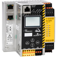 Bihl+Wiedemann AS-i 3.0 EtherNet/IP + ModbusTCP Gateway with integrated Safety Monitor, 1 AS-i