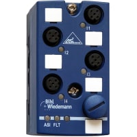 Bihl+Wiedemann AS-i Digital Input Module, IP67, M12, 4I