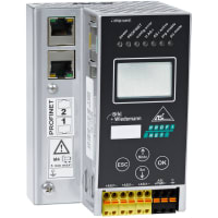 Bihl+Wiedemann 24 Volt ASi-3 PROFINET Gateway in Stainless Steel, 1 master