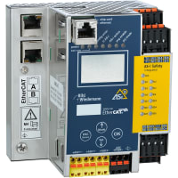 Bihl+Wiedemann ASi-5/ASi-3 Safety over EtherCAT Gateway with integrated Safety Monitor, 2 ASi-