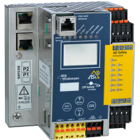 Bihl+Wiedemann ASi-5/ASi-3 CIP Safety over Sercos Gateway with integrated Safety Monitor, 2 AS