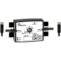 Bihl+Wiedemann Passive Distributor AUX to 2 x M8 cable sockets, straight, 4 poles, depth 19 mm