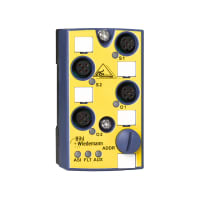 Bihl+Wiedemann AS-i Safety Input Module, IP67, M12, 1SI/2O