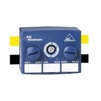 Bihl+Wiedemann Passive Distributor AS-i/AUX to 2 x M12 sockets, 5 poles, depth 35 mm, IP67