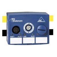 Bihl+Wiedemann Passive Distributor AS-i/AUX to 1 x M12 socket, 5 poles, depth 35 mm, IP67