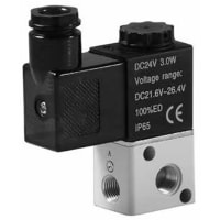 Bimba MFD Single Solenoid Valve, 1/8 NPT, FLYING LEADS, 24VDC, M4V SERIES