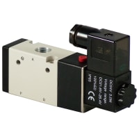 Bimba MFD VALVE, SGL SOLENOID, 3/8 NPT, 120VAC, NORMALLY CLOSED, M3V SERIES