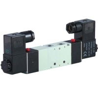 Bimba MFD Solenoid Valve, Double, Closed Ctr, 1/4 NPT In, 1/8 NPT Exh, 120V, M4V Series