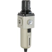 Bimba MFD FILTER/REGULATOR, 3/4NPT, 40MIC, SEMI-AUTO DRN, 20-130 PSI, METAL BWL, BRKT, 600 SERIE