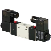 Bimba MFD Valve, Dbl Solenoid, 1/8 Npt, 24Vdc, M3V Series