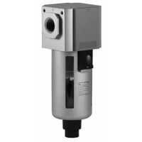 Bimba MFD Filter, 600 Series, 3/4 NPT Ports, Semi-Auto/Manual Drain, Metal Bowl, Bracket