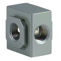 Bimba MFD AIR DISTRIBUTION BLOCK 1/2IN NPT, U-BRACKET, 400 SERIES