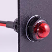 Bivar, Inc. Pnl-Mnt Indicators 3 Leaded 5mm Bi-Color Red/Green LED 12 in. Wire