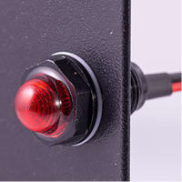 Bivar, Inc. Pnl-Mnt Indicators Recessed 3 Leaded 5mm Bi-Color Red/Green LED wWhite Diffused