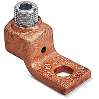 Blackburn by ABB Locktite Copper Cone Screw Lug for Conductor Range 4 to 14Awg, 1/4Bolt Hole