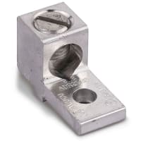 Blackburn by ABB ADR-ALCUL Anti-Rotational 1-Conductor, 2/0 Str, 14AWG, 1/4"Bolt Hole, Tin Plat