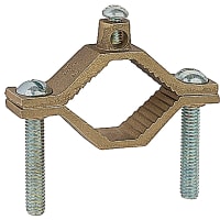 Blackburn by ABB Cast bronze ground clamp for wire range10-2, Water pipe size 1-1/4 to 2