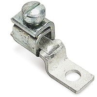 Blackburn by ABB Locktite One-Hole Lug Copper Tongue 14-6 AWG #10 Bolt Steel Plated, 35301 Serie