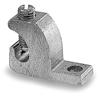 Blackburn by ABB CopperLayIn Lug, 14 - 4 AWG, Stud 0.22", 0.78"Hx0.38"Wx1.07"L, TinPlated