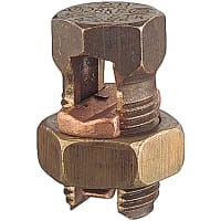 Blackburn by ABB Split-Bolt Connector, Type H, Tap2 Sol 6 Sol, Bronze Alloy