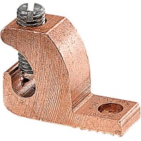 Blackburn by ABB Copper Lay-In Lug, Wire Range #14 - #4 AWG, Stud Size 0.22 Inch