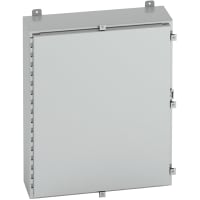 B-Line by Eaton Enclosure, NEMA4X, WallMount, Single Door, 304 Stainless, 16126-4XS, 16x12x6