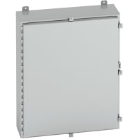 B-Line by Eaton Enclosure, NEMA4X, WallMount, Single Door, 304 Stainless, 242412-4XS, 24x24x12