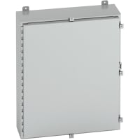 B-Line by Eaton Enclosure, NEMA4X, WallMount, Single Door, 304 Stainless, 20166-4XS, 20x16x6