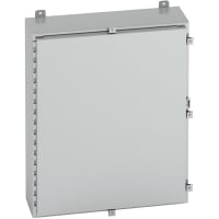 B-Line by Eaton Enclosure, NEMA4X, WallMount, Single Door, 304 Stainless, 24246-4XS, 24x24x6