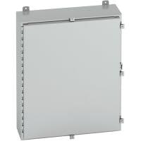 B-Line by Eaton Enclosure, NEMA4X, WallMount, Single Door, 304 Stainless, 242010-4XS, 24x20x10