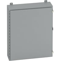 B-Line by Eaton Enclosure, NEMA12, 13, WallMount, Single Door, Gray, Hinge Cover, 36368-1236x36x8