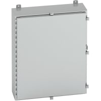 B-Line by Eaton Enclosure, NEMA 4X, WallMount, SingleDoor, 316L Stainless, 24248-4XSS6, 24x24x8